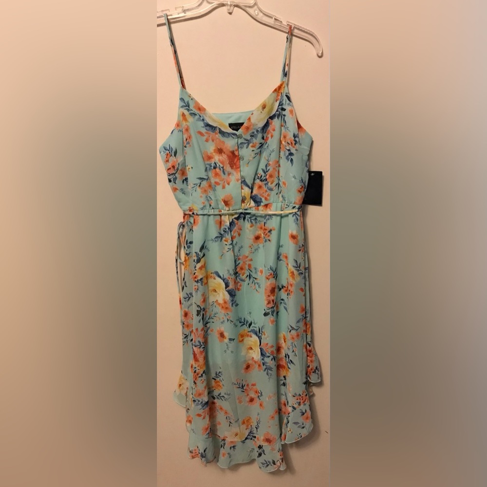NWT STELLA & JULIE‎ FLORAL MIDI DRESS SIZE 8